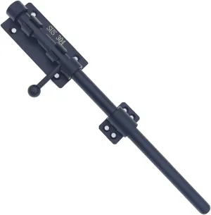 12in Slide Bolt Gate Latch 304 Stainless Steel Barrel Bolt Latch Heavy Duty Door Security Lock Thickened Door Latches Hardware with Mounting Screws for Barn Fence Shed Basement