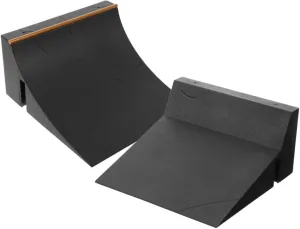 2pcs Park Ramp Skateboard Training Props for Interactive Finger Skateboard Accessories for Creative Play and Imagination