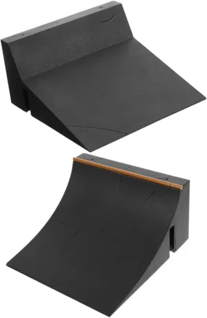 2pcs Ramps Training Kit Finger Skateboard Accessories for Interactive Play for Developing Coordination Skills and Intelligence