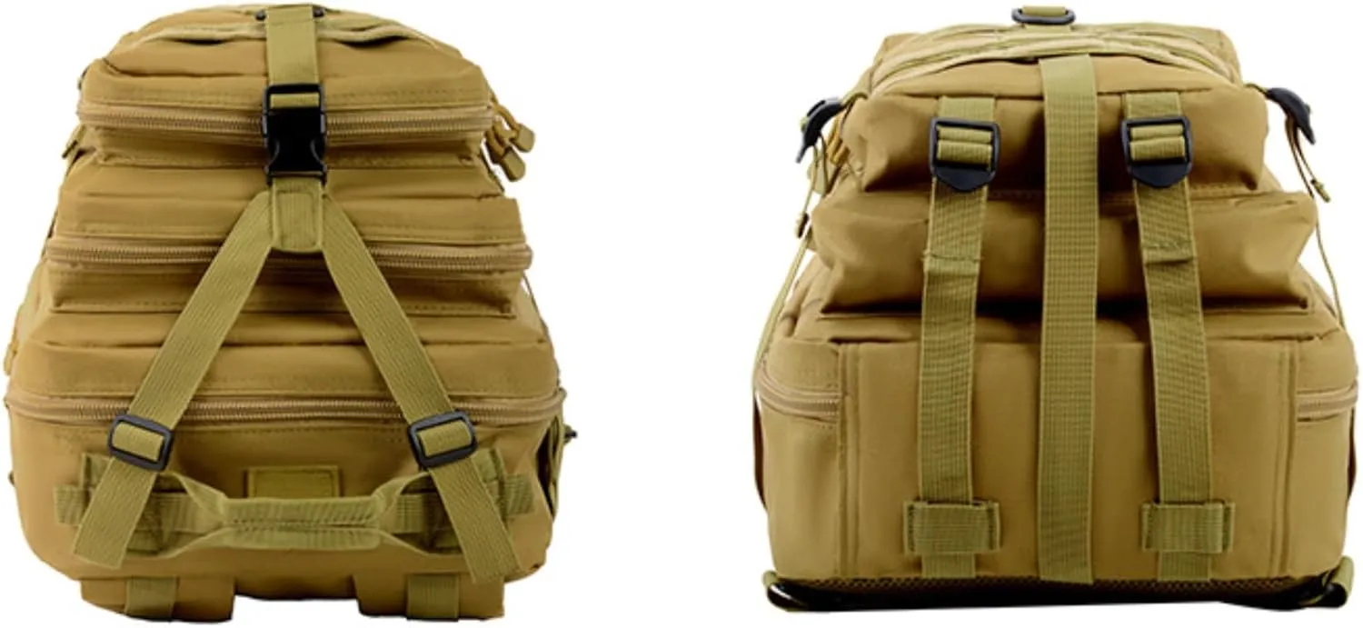 35L Waterproof Hiking Tactical Backpack Lightweight & Ergonomic Design for Camping, Trekking, Outdoor Adventures (Russian Camo)