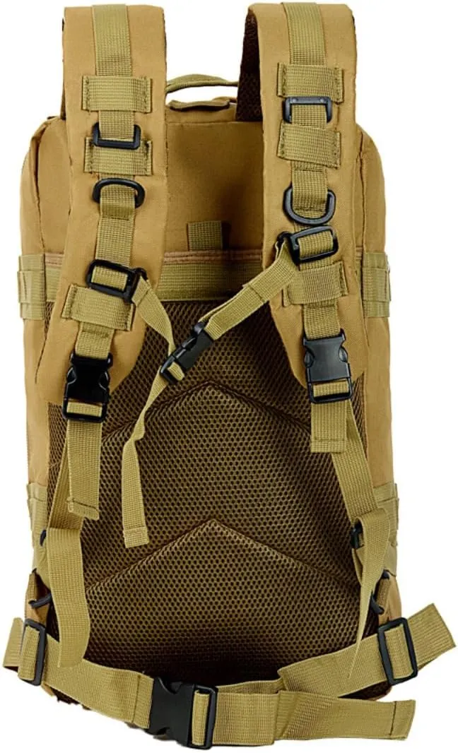 35L Waterproof Hiking Tactical Backpack Lightweight & Ergonomic Design for Camping, Trekking, Outdoor Adventures (Russian Camo)