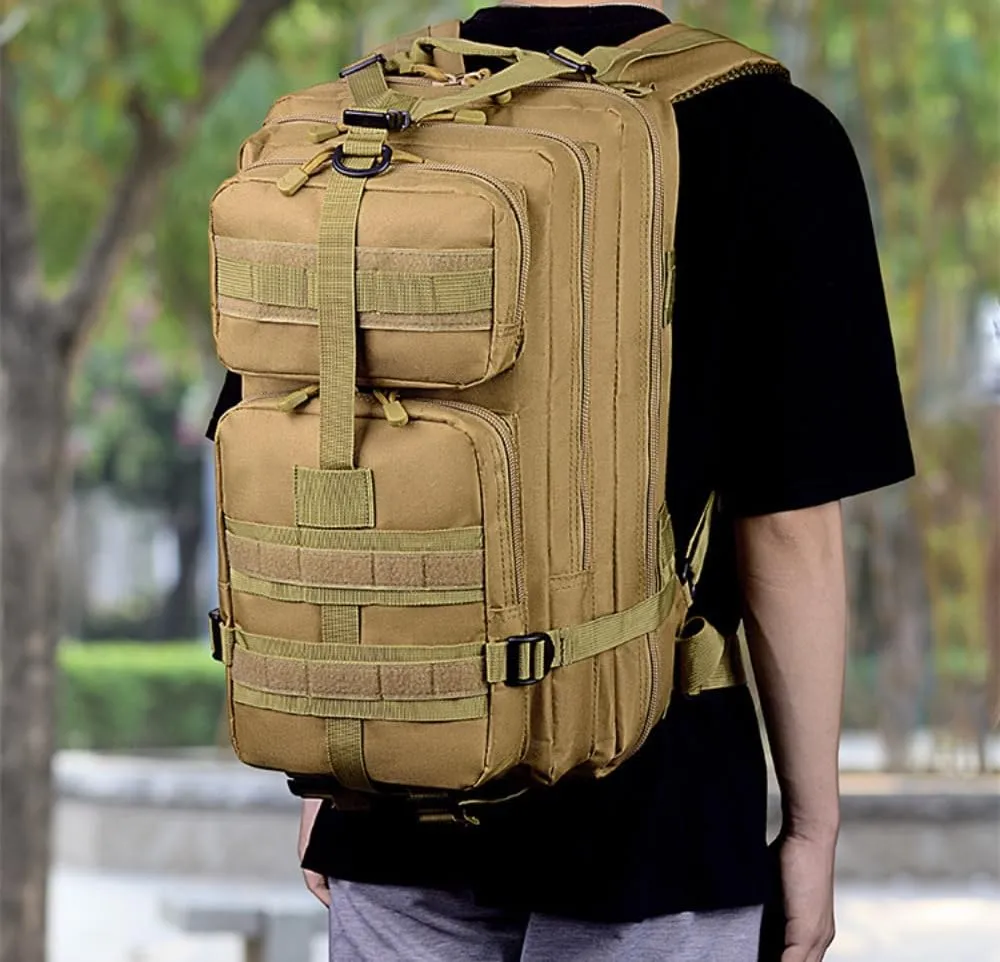 35L Waterproof Hiking Tactical Backpack Lightweight & Ergonomic Design for Camping, Trekking, Outdoor Adventures (Russian Camo)