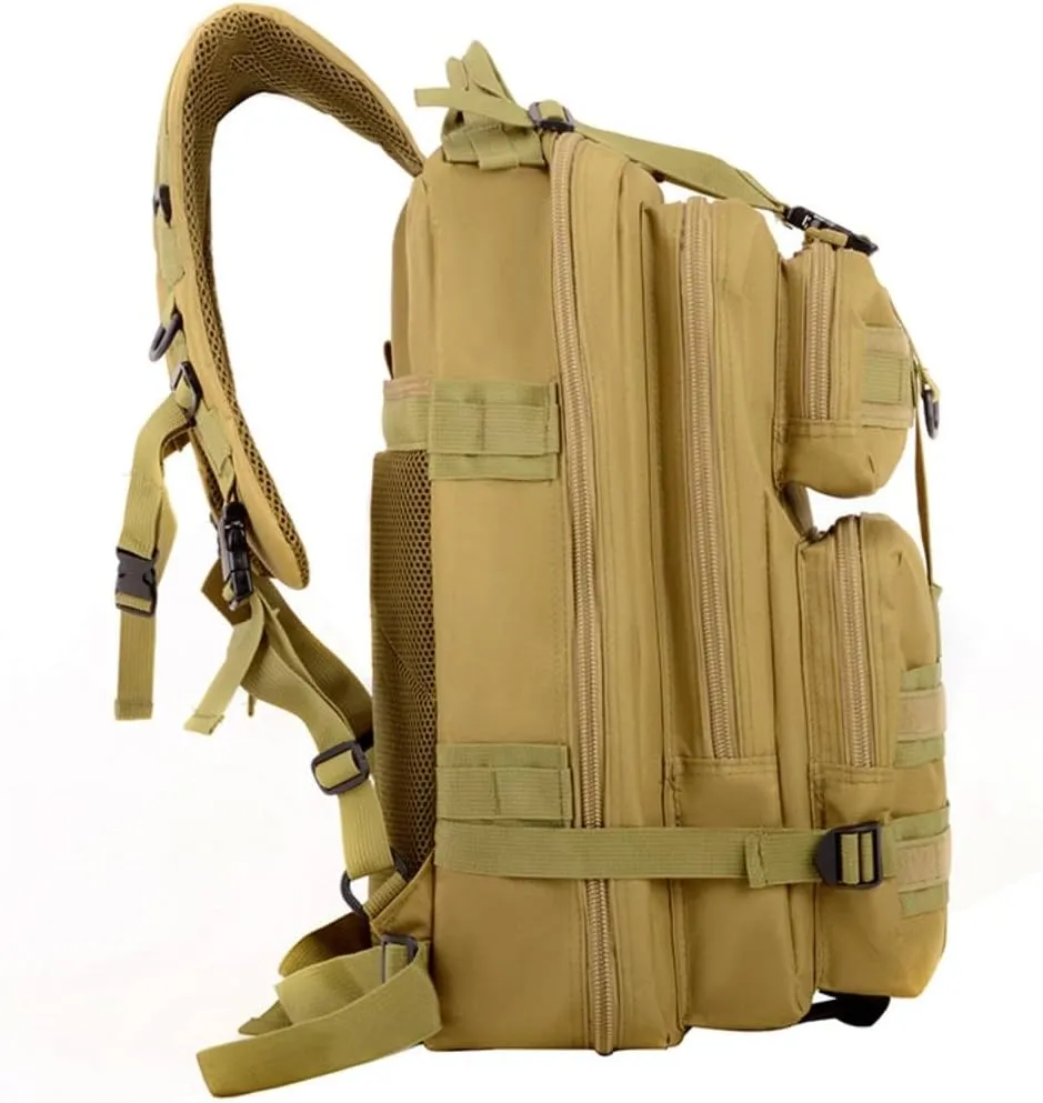 35L Waterproof Hiking Tactical Backpack Lightweight & Ergonomic Design for Camping, Trekking, Outdoor Adventures (Russian Camo)