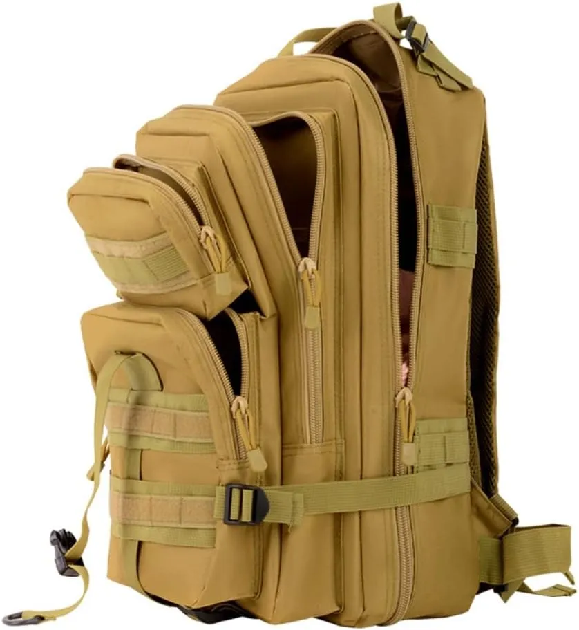 35L Waterproof Hiking Tactical Backpack Lightweight & Ergonomic Design for Camping, Trekking, Outdoor Adventures (Russian Camo)