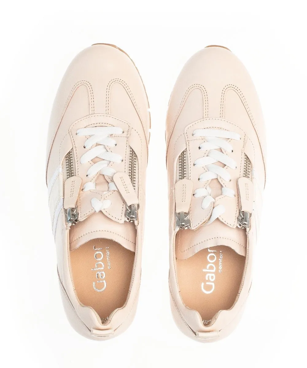 '66.338.53' women's lace-up sneaker - beige