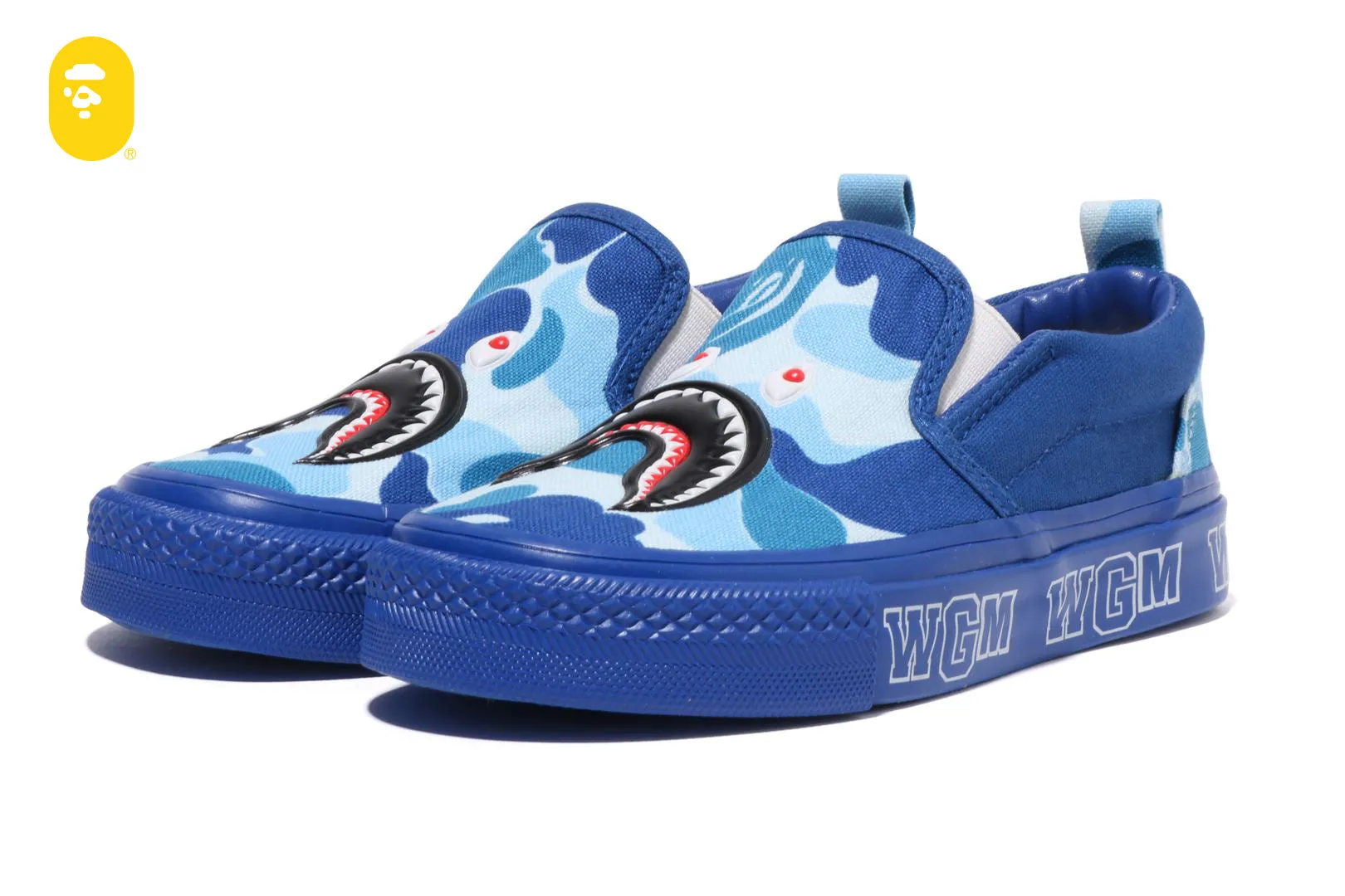 ABC CAMO SHARK PATCH SLIP ON
