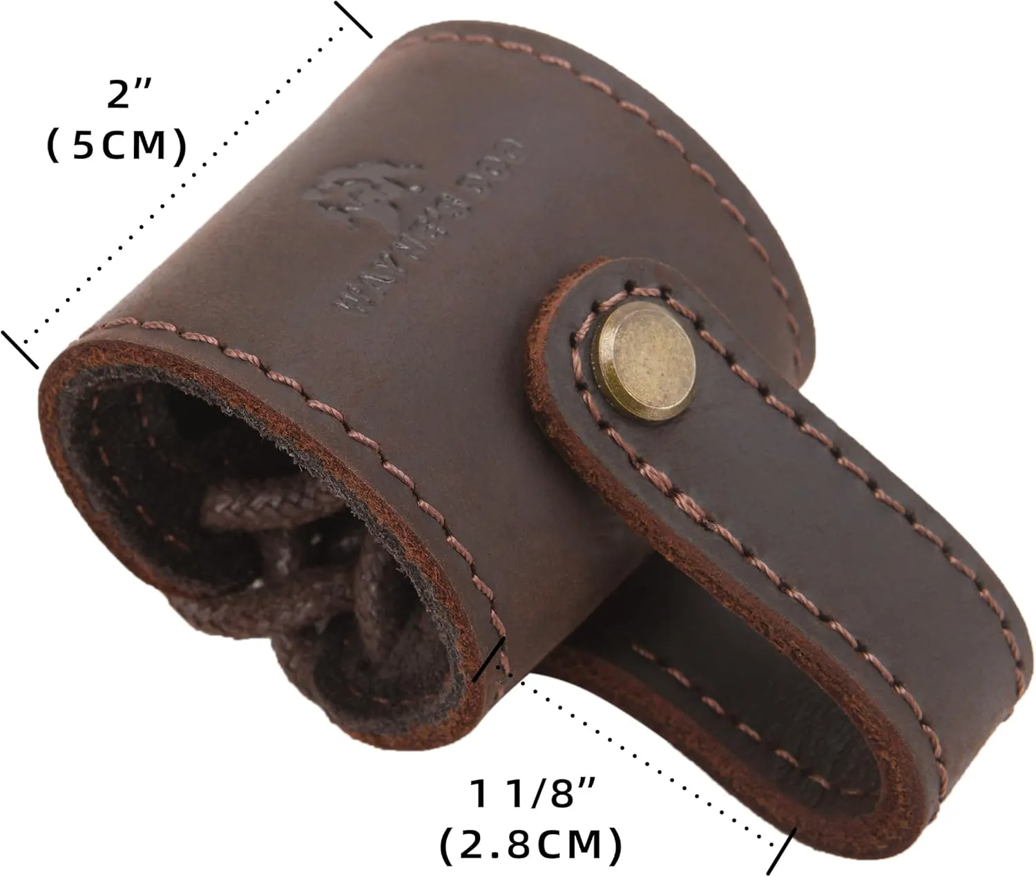 Adjustable Holster Leather Gun Sling Barrel Mount for Not Drilling Wood of Your Rifle or Shotgun