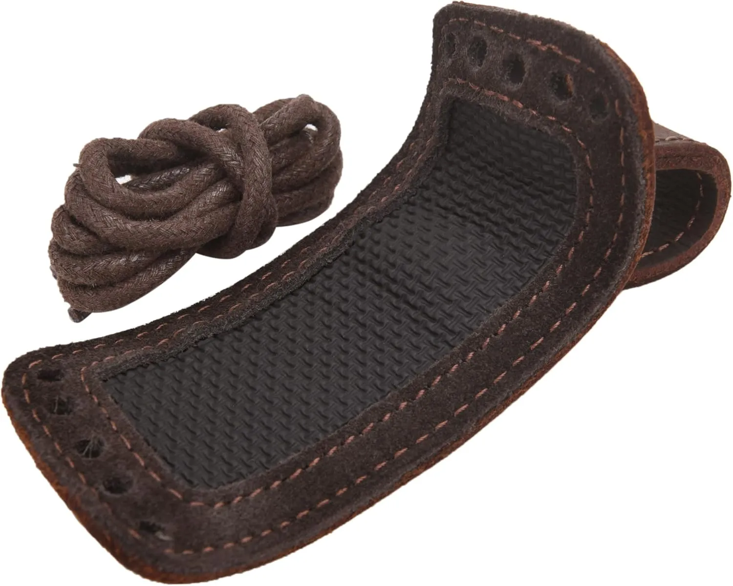 Adjustable Holster Leather Gun Sling Barrel Mount for Not Drilling Wood of Your Rifle or Shotgun