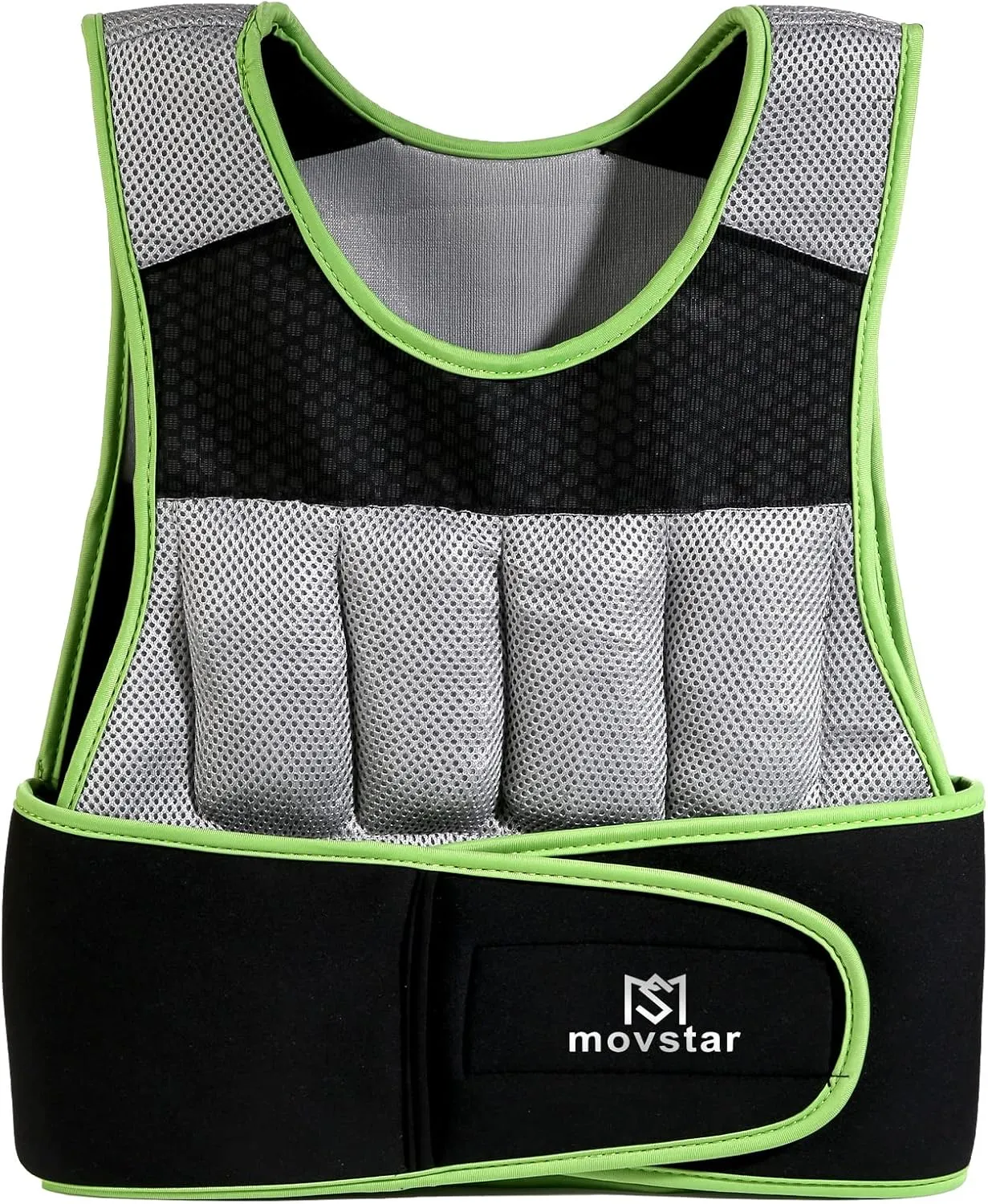 Adjustable Weighted Vest Women Men with Reflective Design 2 4 6 8 10 12 14 15 16 18 20 Lbs Workout Vest for Strength Training, Walking, Jogging, Weightlifting, Running Men Women Kids 2-20 Lbs