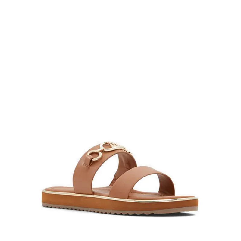 Aldo Jabin Women's Flat Sandals- Brown