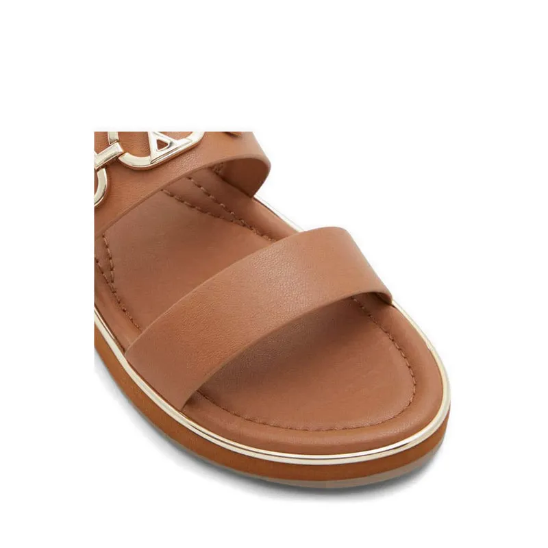 Aldo Jabin Women's Flat Sandals- Brown
