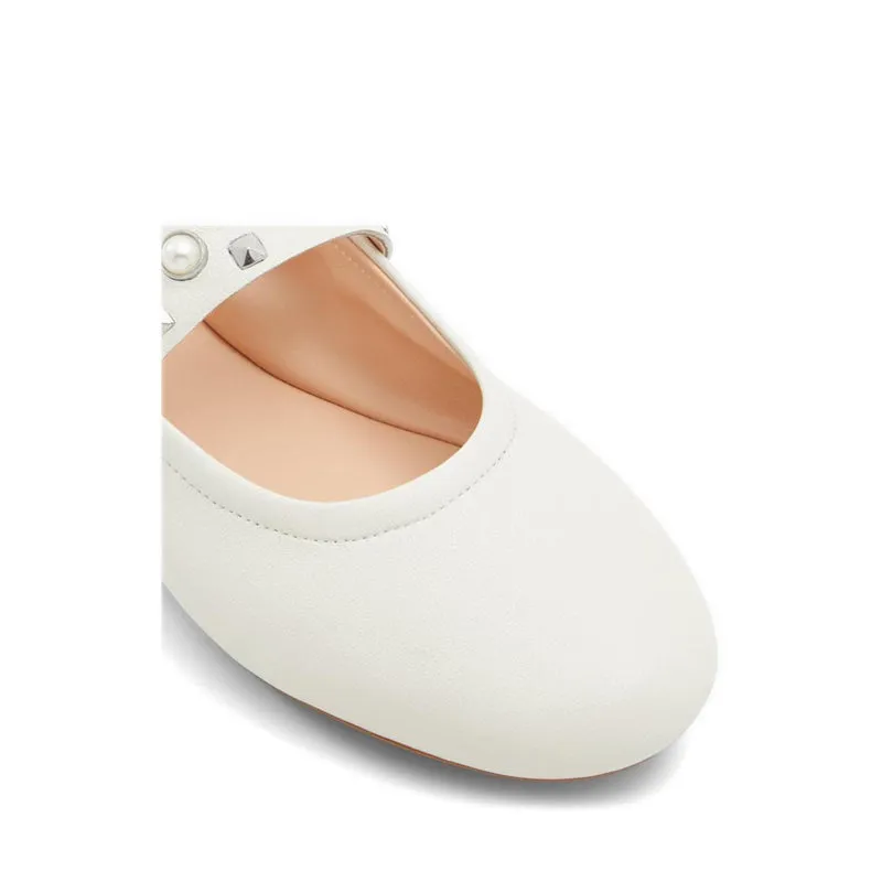 ALDO Milenia Women's Ballerinas & Mary Janes - White/Bone