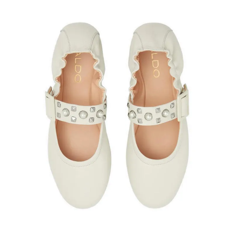 ALDO Milenia Women's Ballerinas & Mary Janes - White/Bone