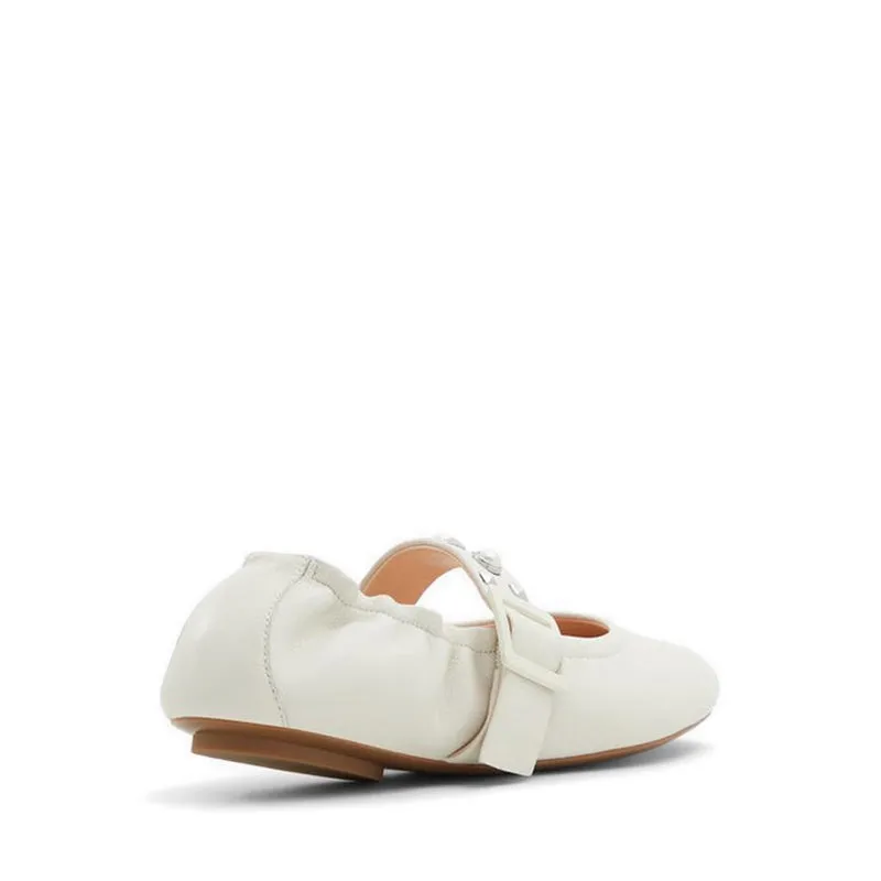 ALDO Milenia Women's Ballerinas & Mary Janes - White/Bone
