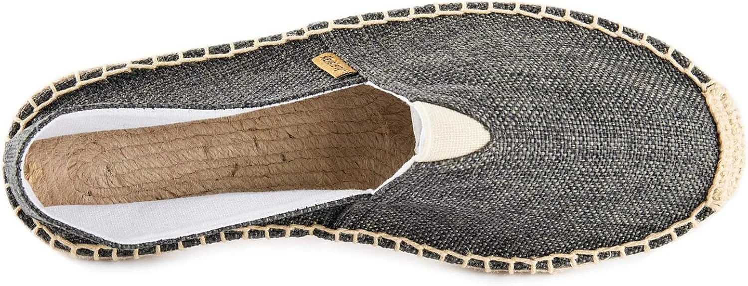 Alexis Leroy Men's Fashion Casual Canvas Slip on Flat Espadrilles
