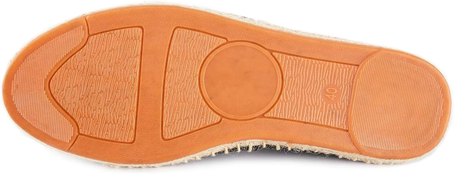 Alexis Leroy Men's Fashion Casual Canvas Slip on Flat Espadrilles