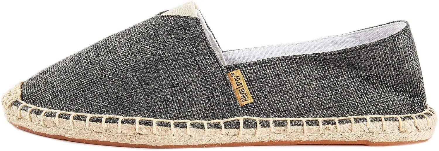 Alexis Leroy Men's Fashion Casual Canvas Slip on Flat Espadrilles