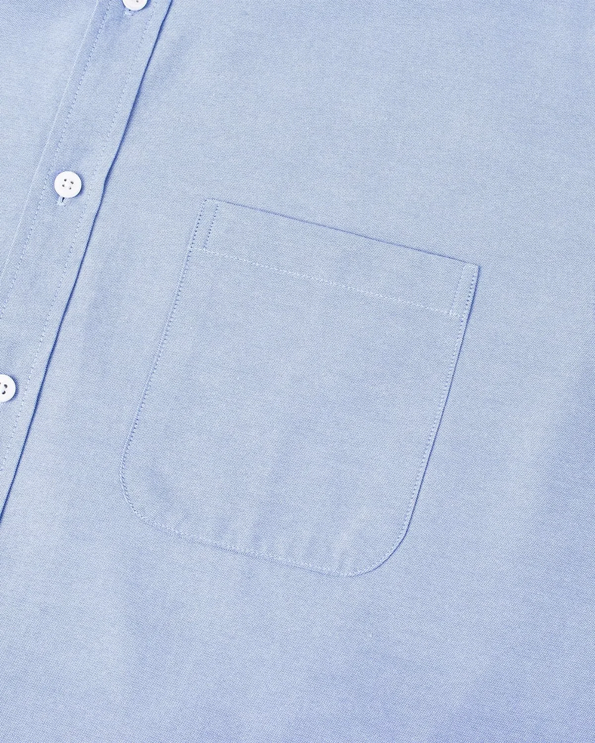 Alimens & Gentle Mens Solid Oxford Shirt Long Sleeve Dress Shirt Work Casual Button Down Shirts with Pocket