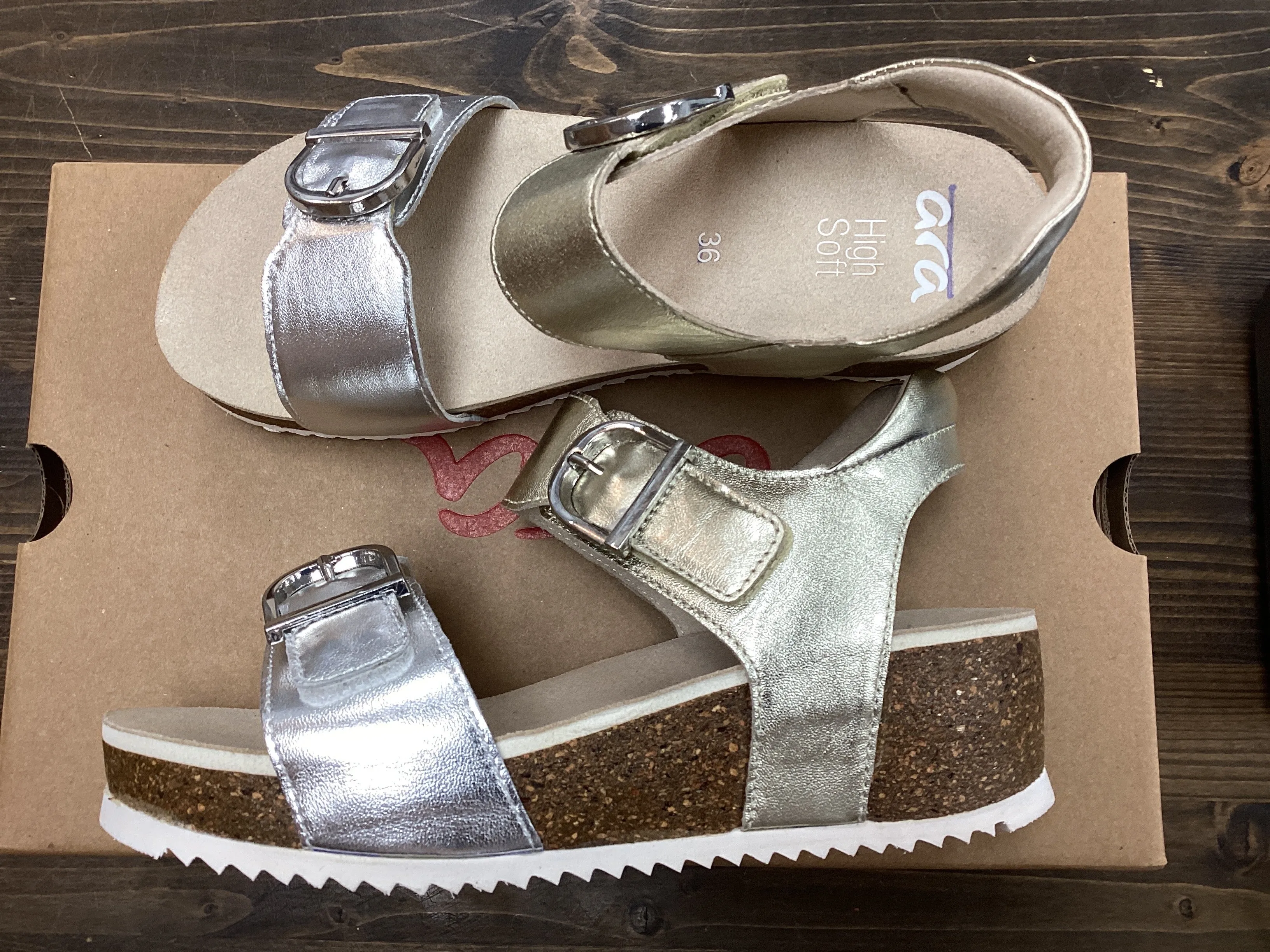 Ara Nova Norderney 12-38510-12 metalic sandal
