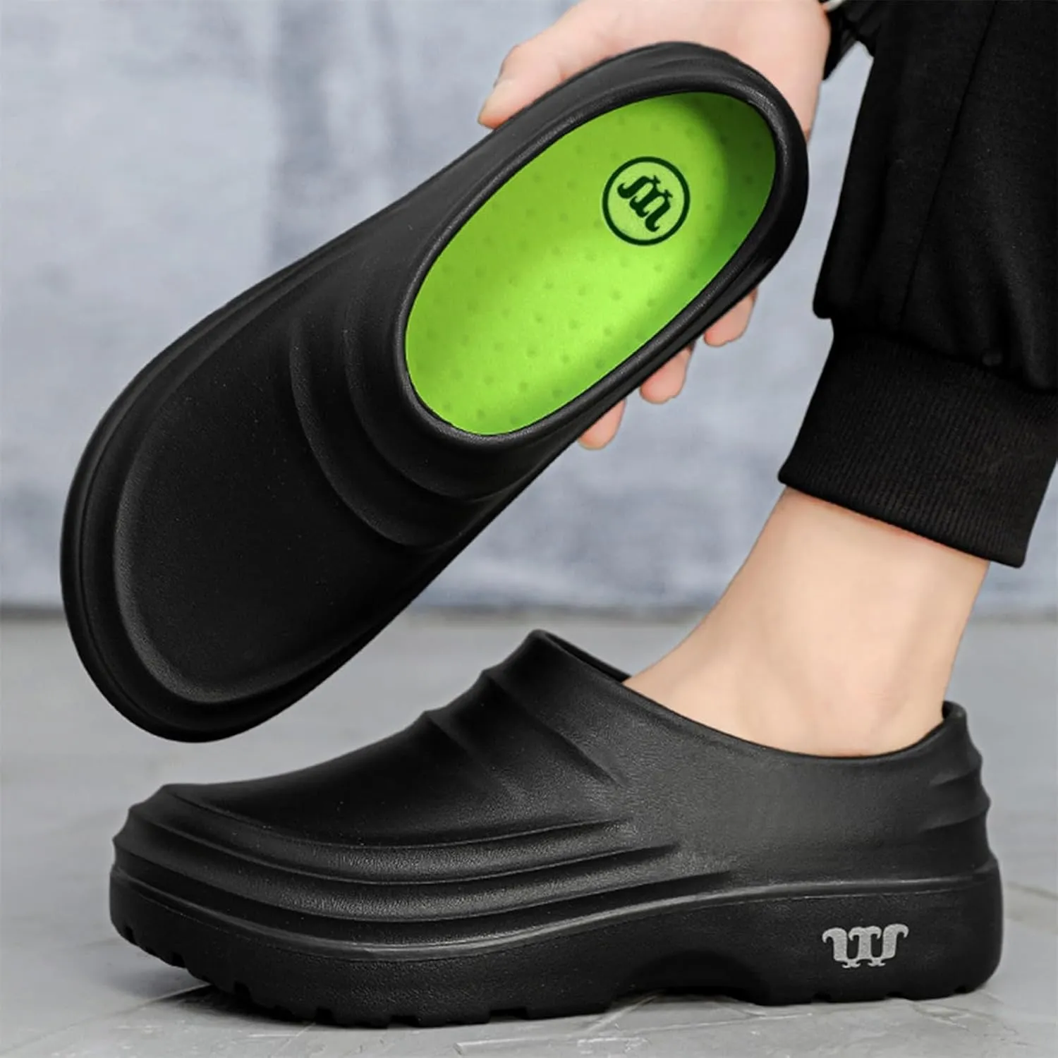 Armadillo Clogs Nurse Shoes for Women Men Comfortable Non Slip Work Chef Ideal Healthcare Kitchen Food Service Waterproof Safety Oil Resistant Unisex Non-Slip Clogs Breathable Lightweight