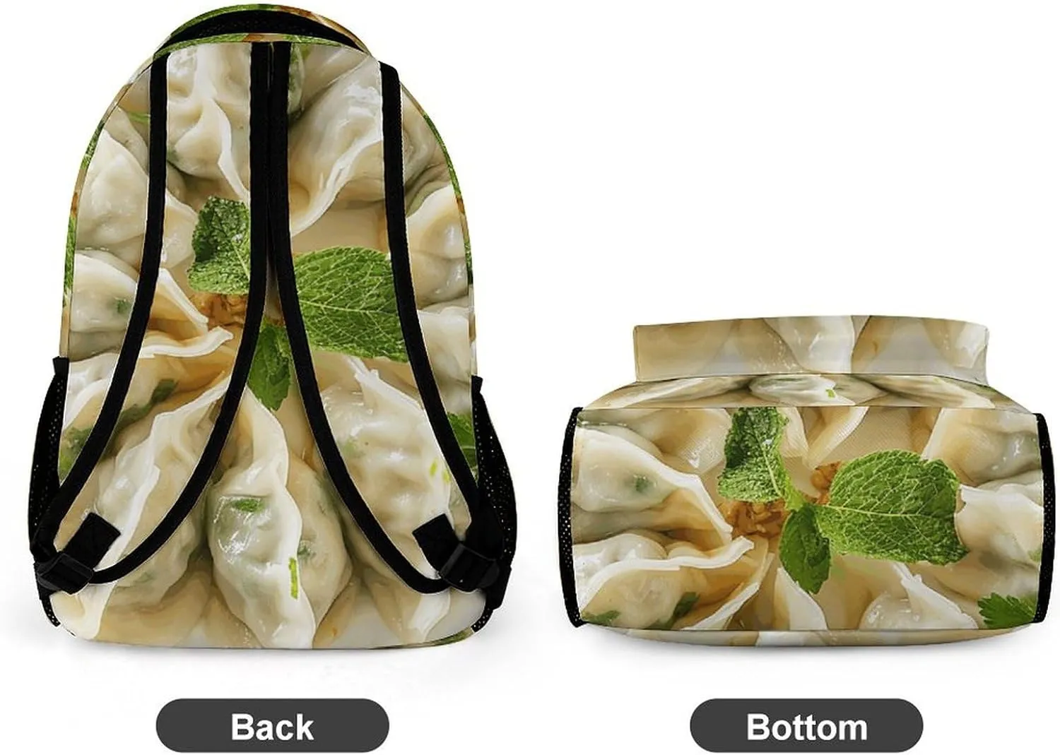 Backpack for Men Women Laptop Backpack A Plate of Dumplings Casual Daypack Laptop Bag for Travel