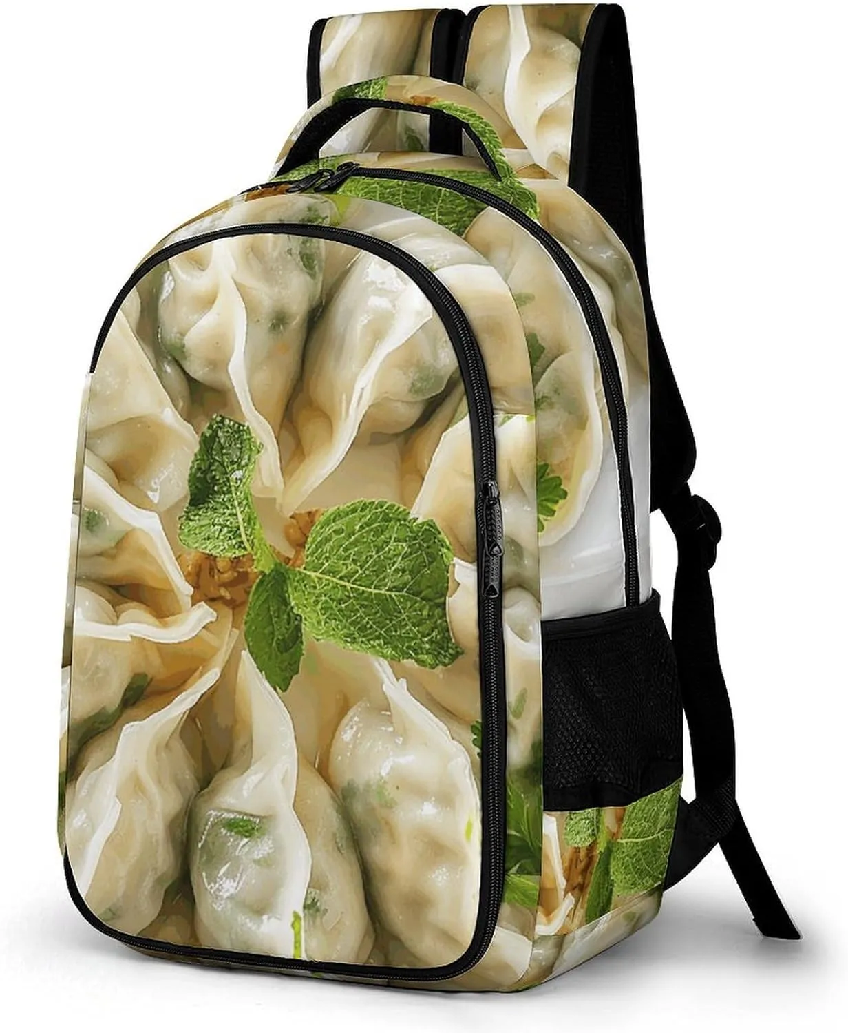 Backpack for Men Women Laptop Backpack A Plate of Dumplings Casual Daypack Laptop Bag for Travel