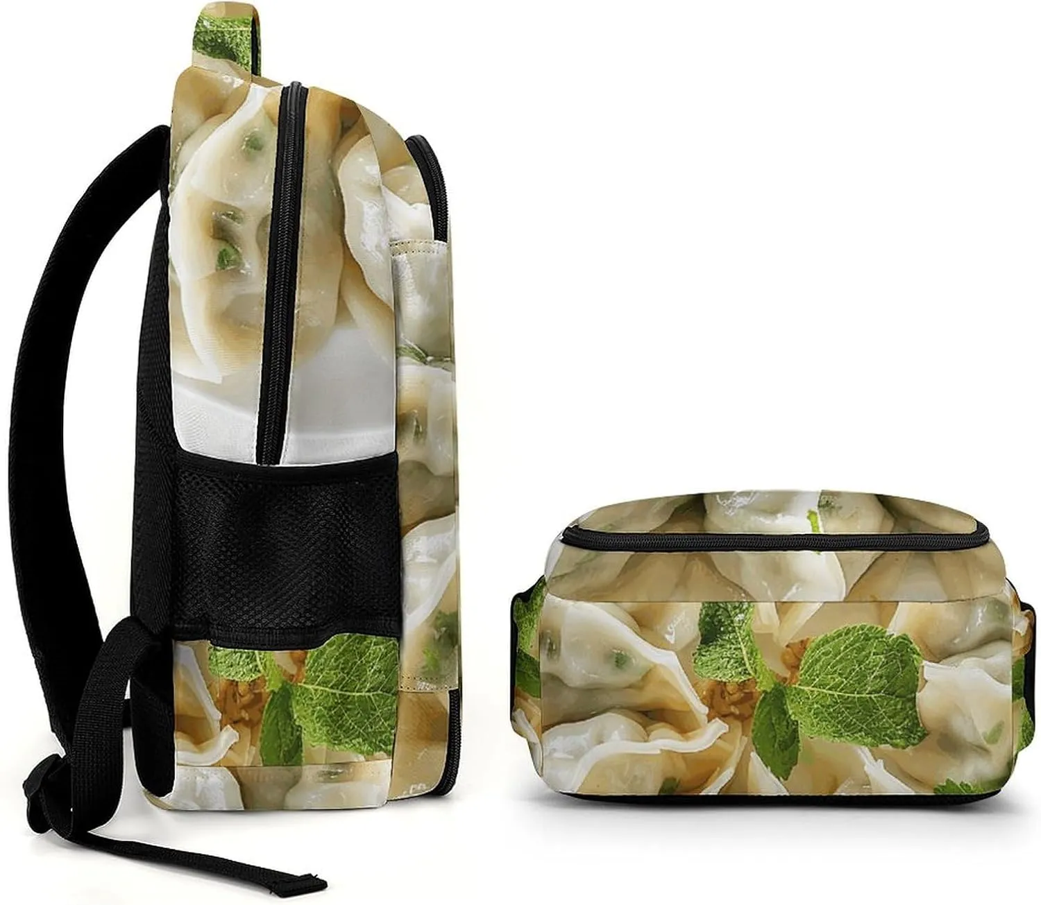 Backpack for Men Women Laptop Backpack A Plate of Dumplings Casual Daypack Laptop Bag for Travel