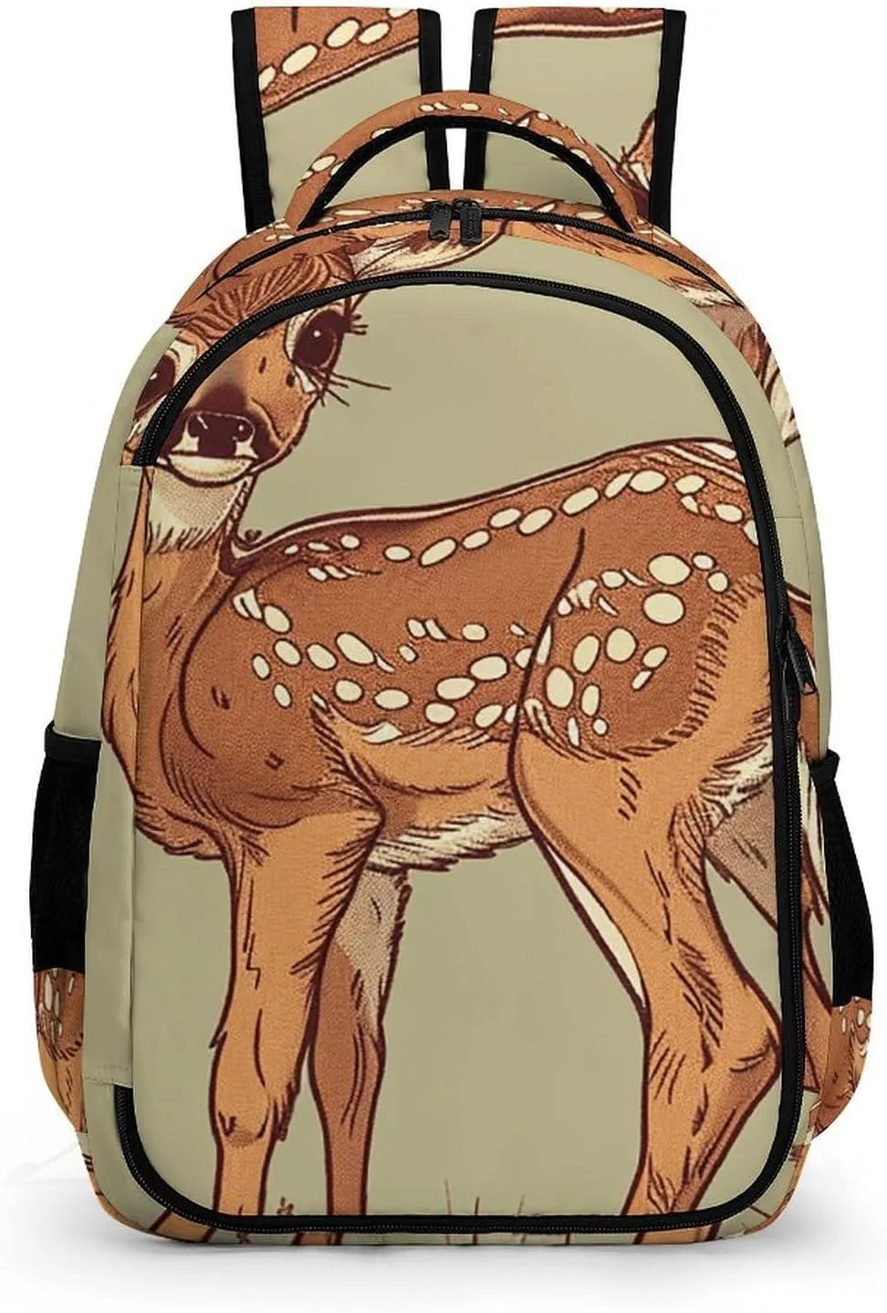 Backpack for Men Women Laptop Backpack Deer Hand Drawn Casual Daypack Laptop Bag for Travel
