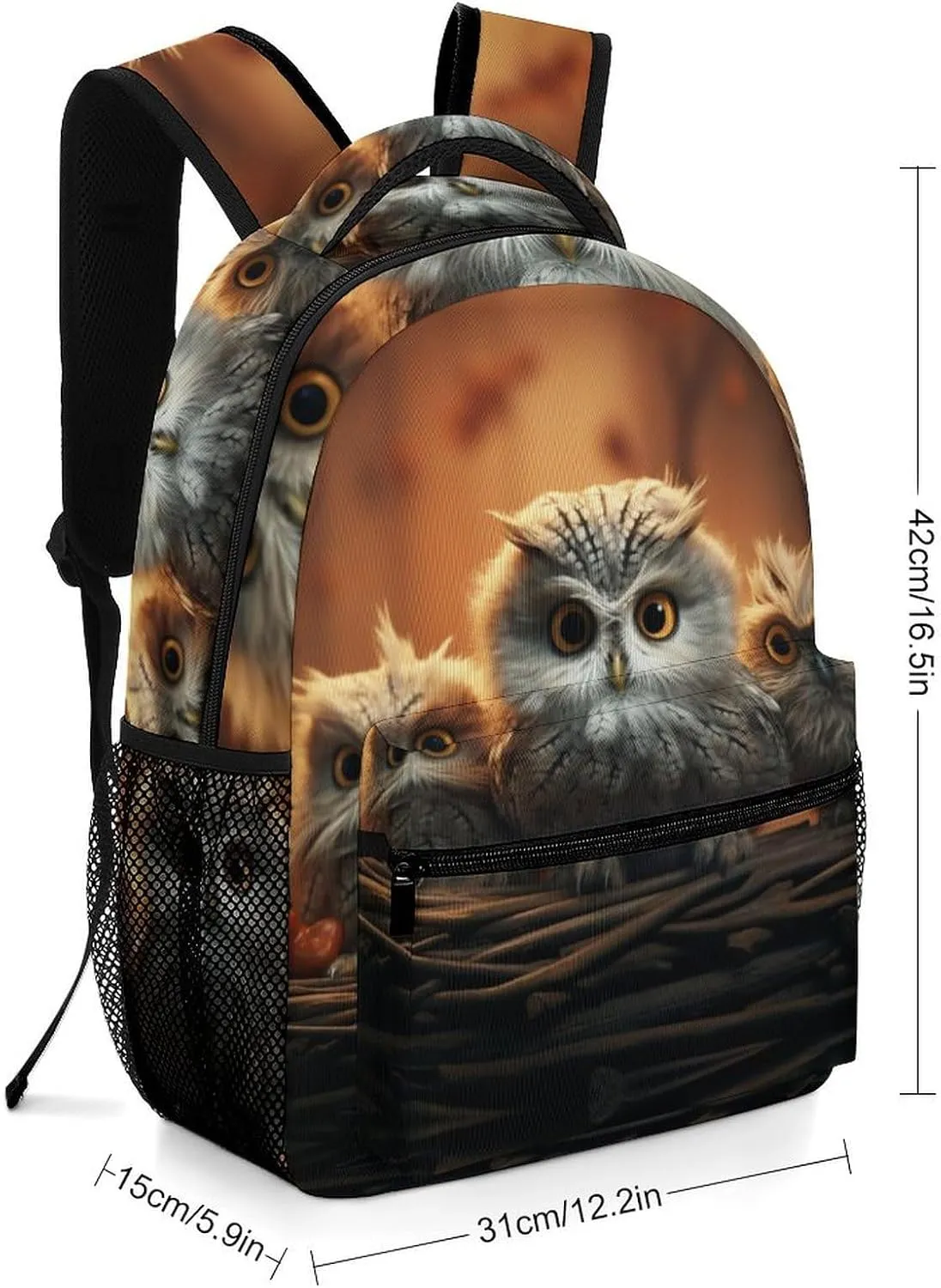 Backpacks Cute Owl Travel Bag Laptop Backpack Casual Daypack for Weekender Business Hiking
