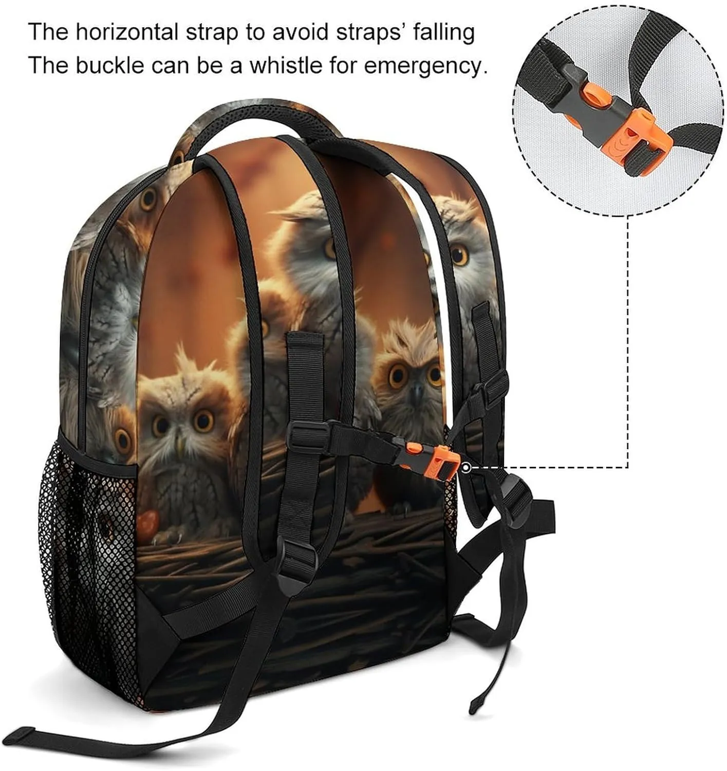 Backpacks Cute Owl Travel Bag Laptop Backpack Casual Daypack for Weekender Business Hiking
