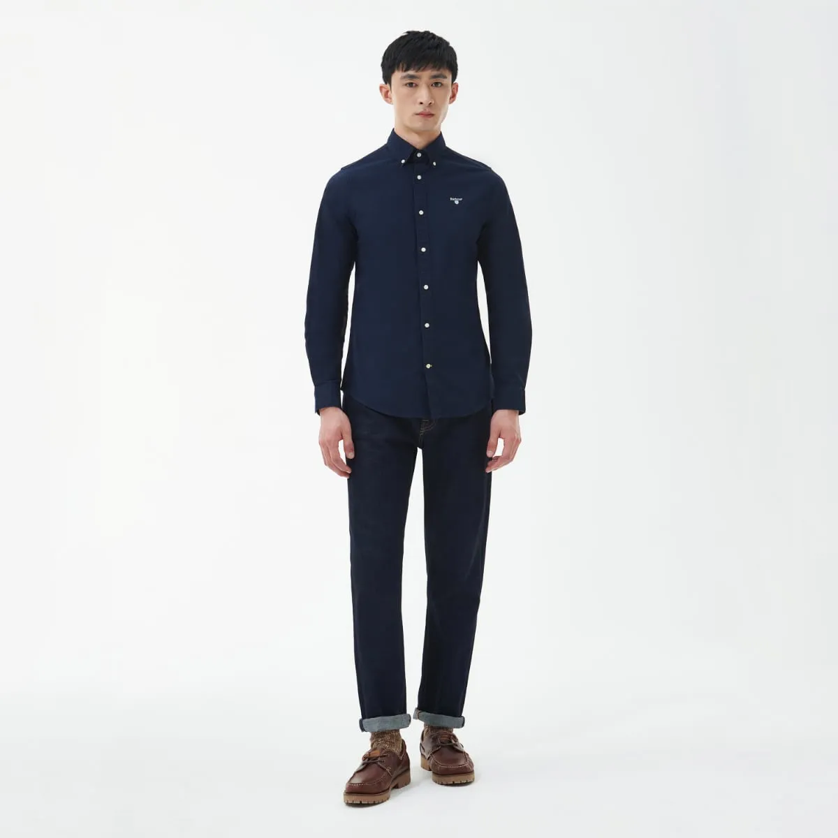 Barbour Oxtown Tailored Fit Men's Shirt | Navy