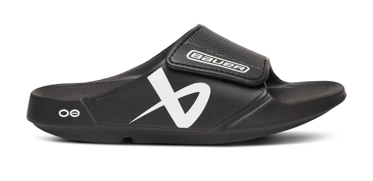 BAUER/OOFOS Women's OOahh Sport Flex Sandal – Black