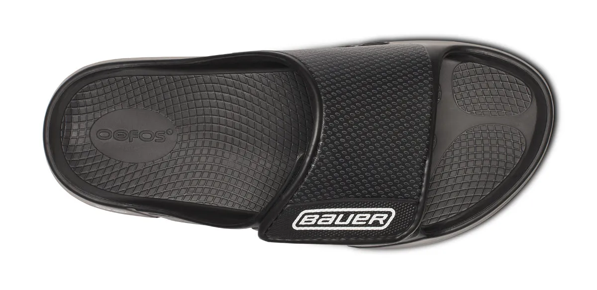 BAUER/OOFOS Women's OOahh Sport Flex Sandal – Black