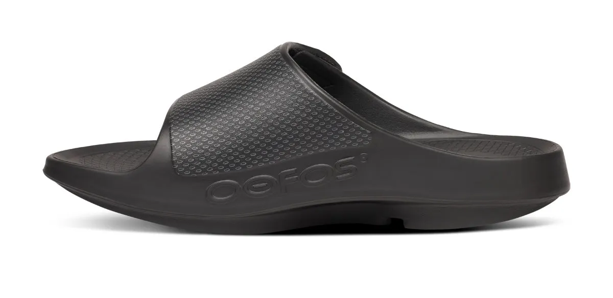 BAUER/OOFOS Women's OOahh Sport Flex Sandal – Black