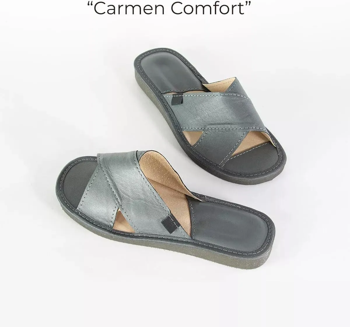 Bb/CC Women's Slippers Non-Slip Slippers Real German Merino Leather