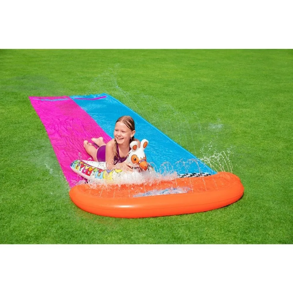 Bestway 4 88m Llama Rama Double Race Slide