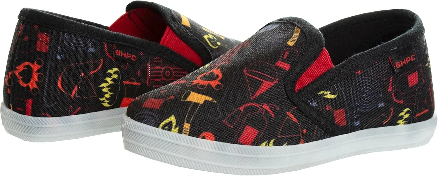 Beverly Hills Polo Club Boy's Slip-on Lace-up Canvas Sneakers Low-Top