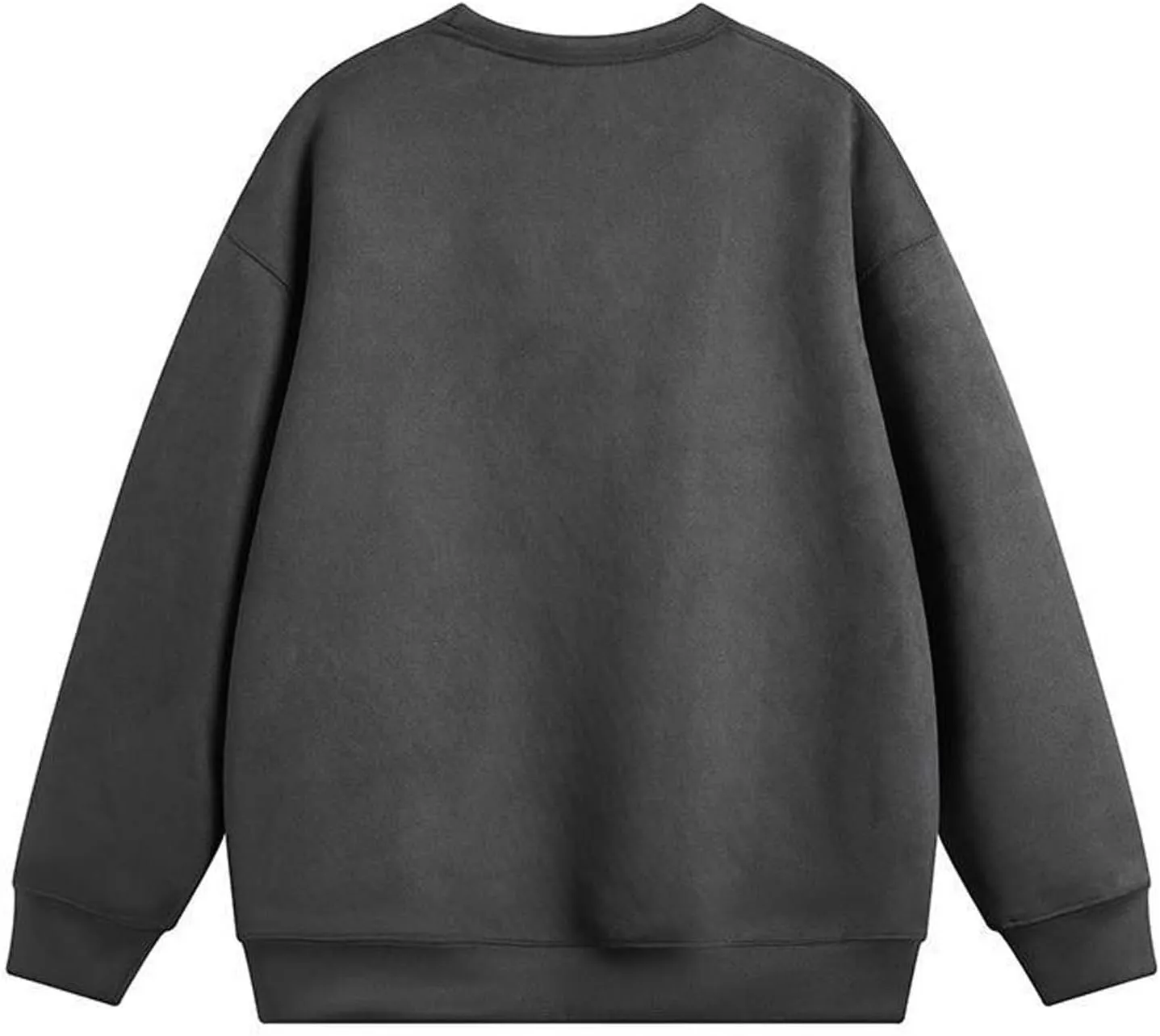 Big and Tall Shirts for Men 2024 Fashion Long Sleeve Solid Crewneck Sweatshirt No Hoodies Casual Loose Pullover