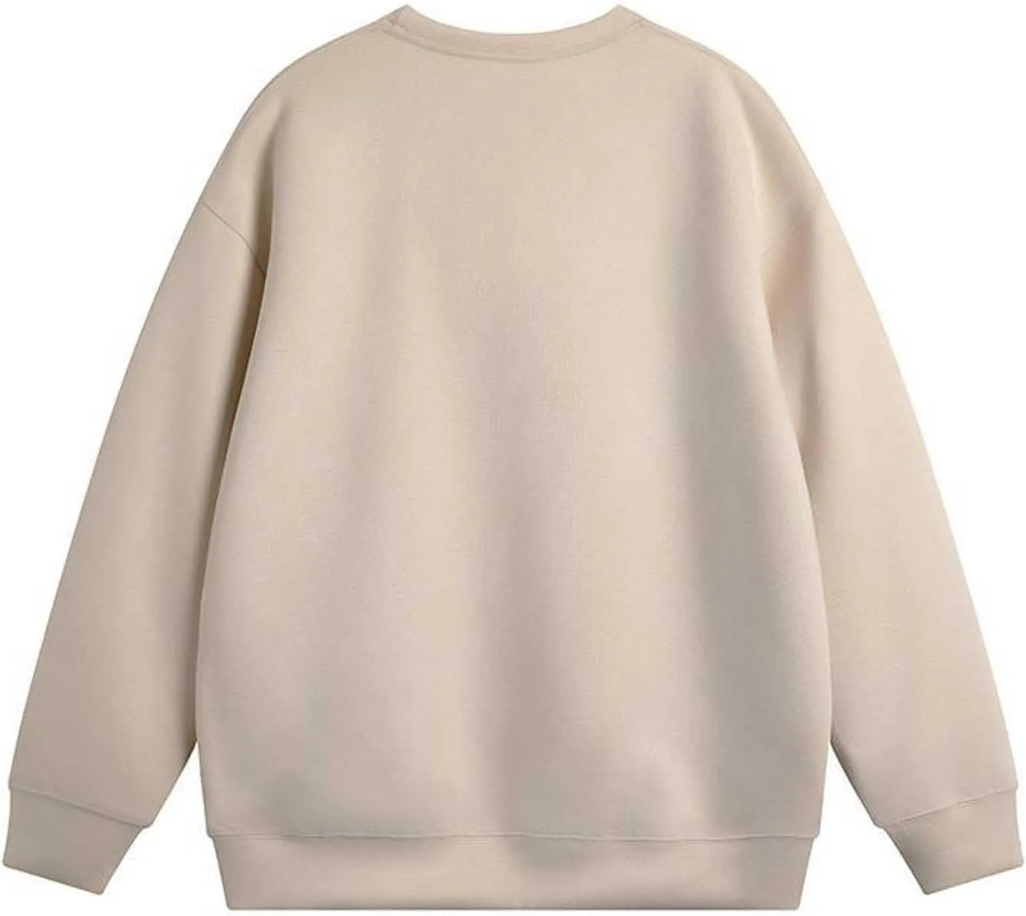 Big and Tall Shirts for Men 2024 Fashion Long Sleeve Solid Crewneck Sweatshirt No Hoodies Casual Loose Pullover