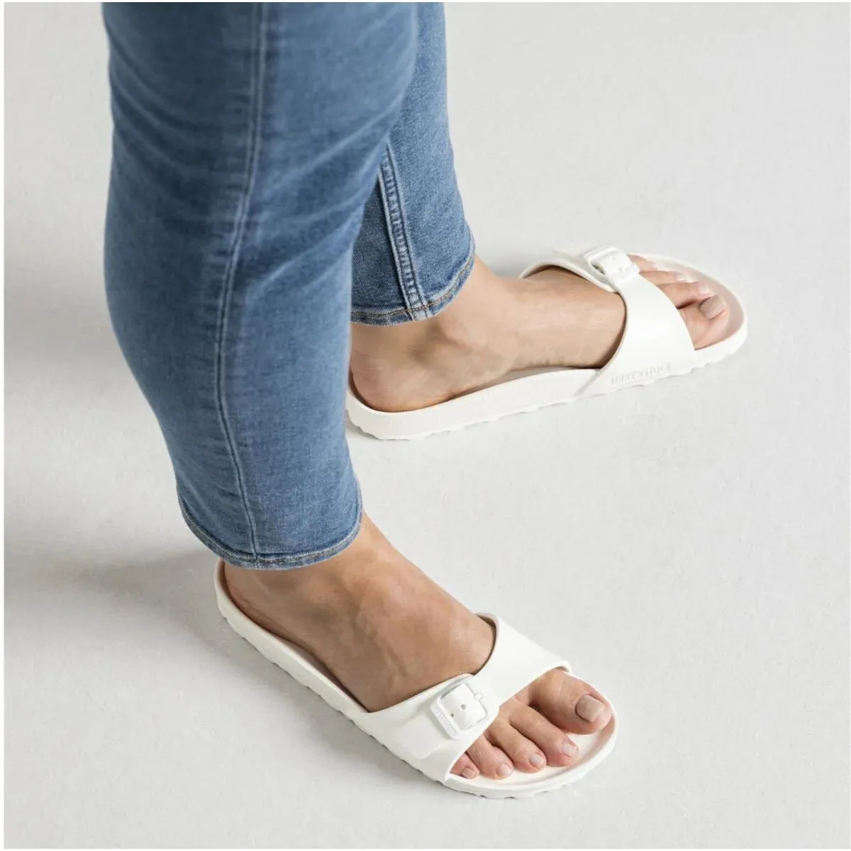 Birkenstock Unisex Madrid  Sandal - EVA White