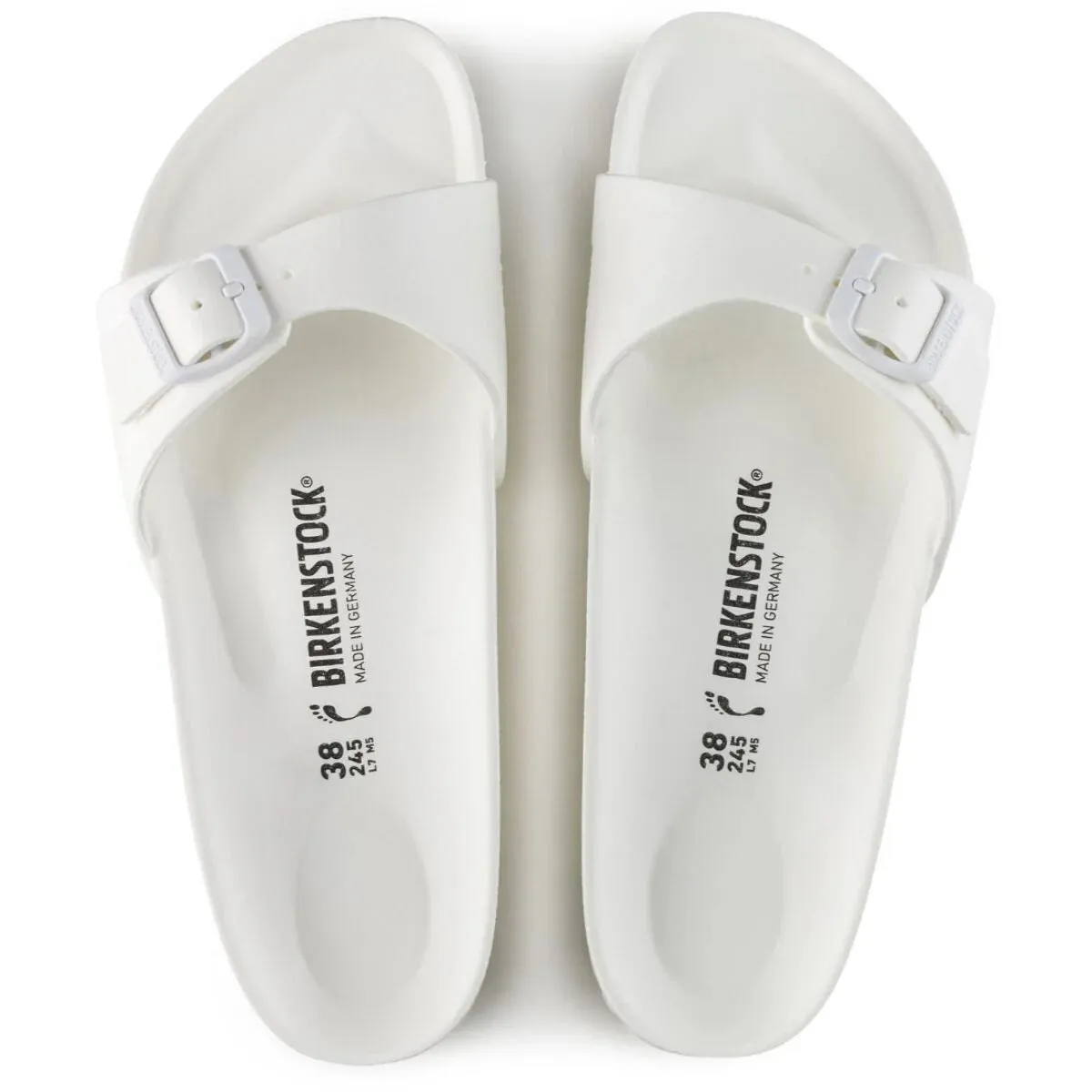 Birkenstock Unisex Madrid  Sandal - EVA White