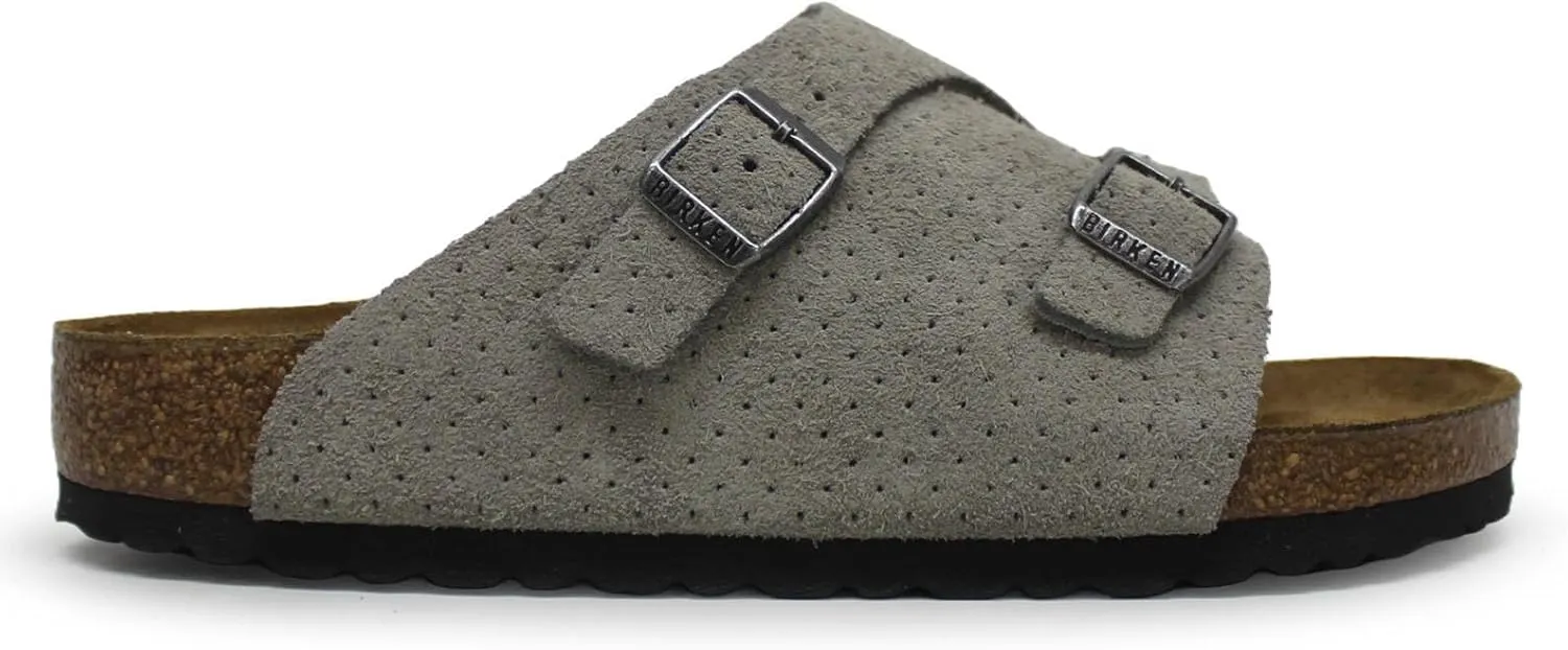 Birkenstock Unisex Zurich BS Suede Embossed Emboss Dots Stone Coin Sandals 8 W / 6 M US