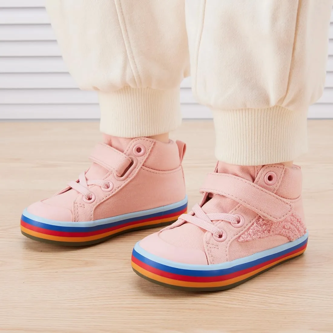 BMCiTYBM Toddler Baby Canvas Shoes Boys Girls Walking Sneakers