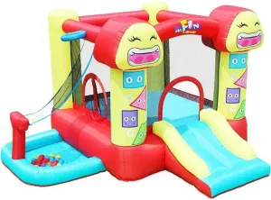 Bouncy Castles, Children's Inflatable Playground, Kid Inflatable Play Fence Children's Slide Inflatable Trampoline, Interesting Sports Toys