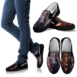 Bounty Hunter Slip Ons Shoes Mandalorian Fan