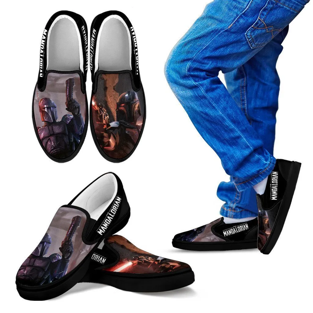 Bounty Hunter Slip Ons Shoes Mandalorian Fan