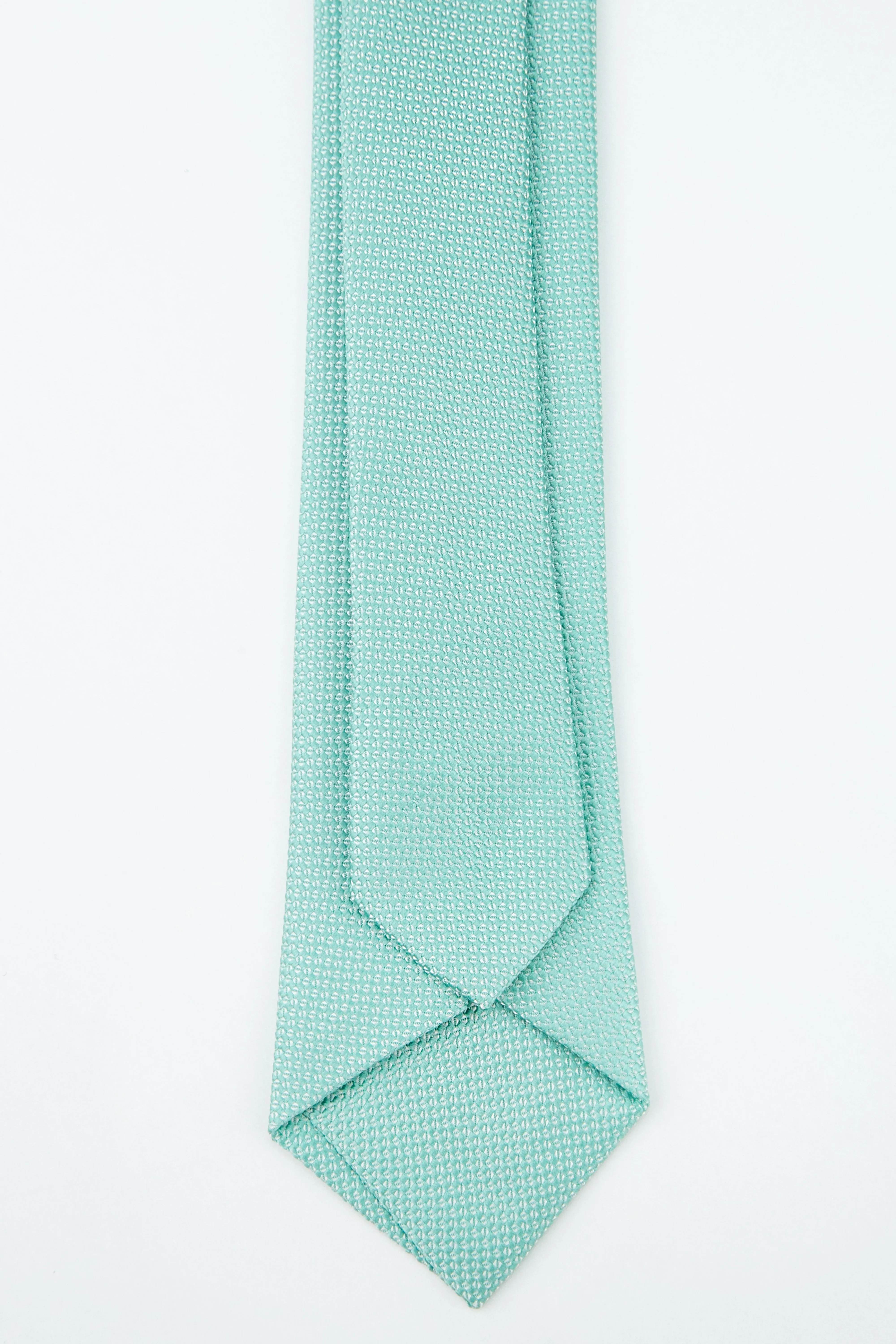 Boys' Oxford Weave Slim Tie Formal Neckwear  - Mint Blue