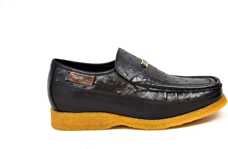 British Collection Harlem Ostrich & Leather Men Shoes