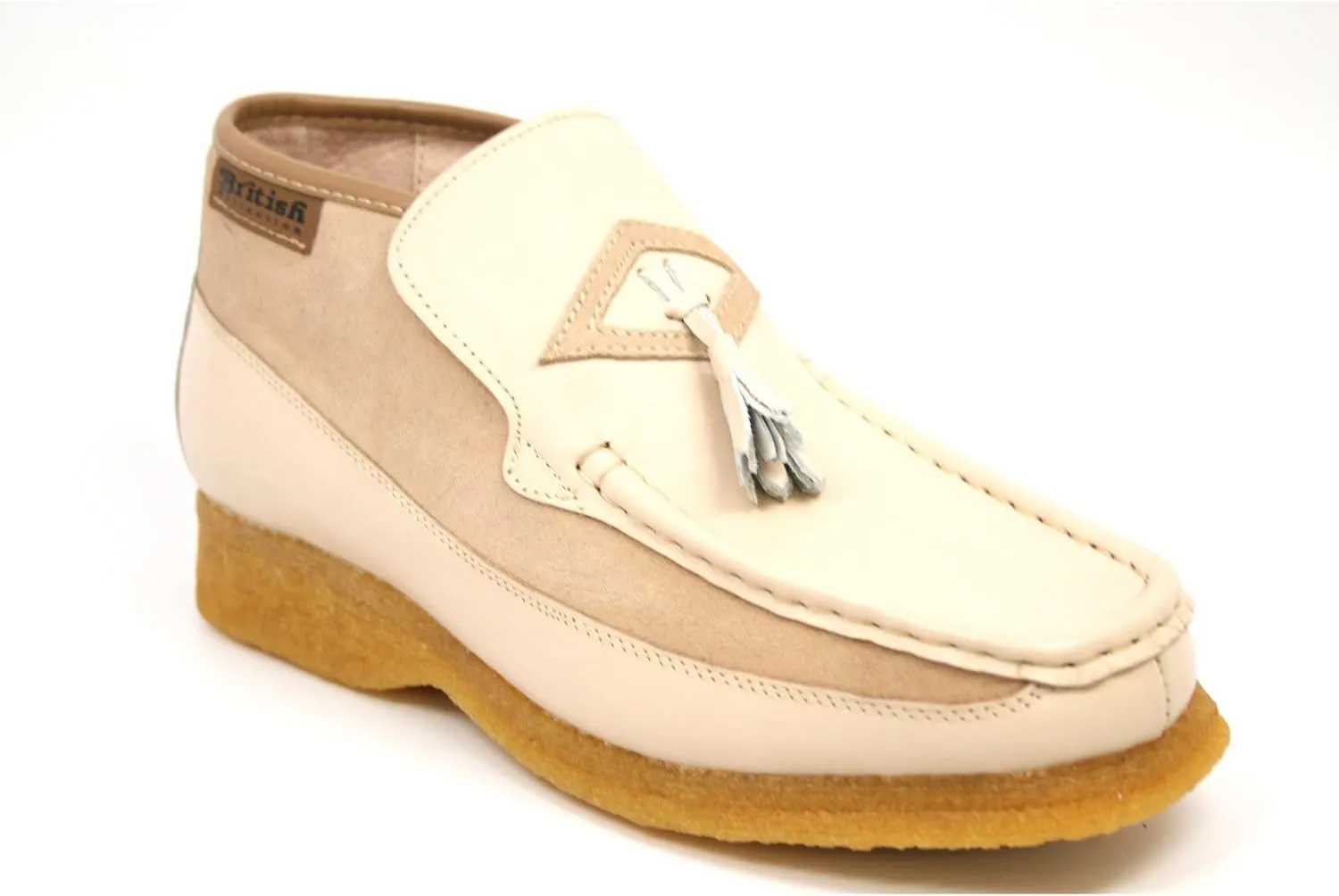 British Collection Men's Classic Three Quarters Slip on Leather Shoes
