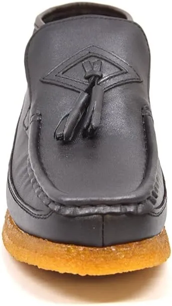 British Collection Men's Classic Three Quarters Slip on Leather Shoes